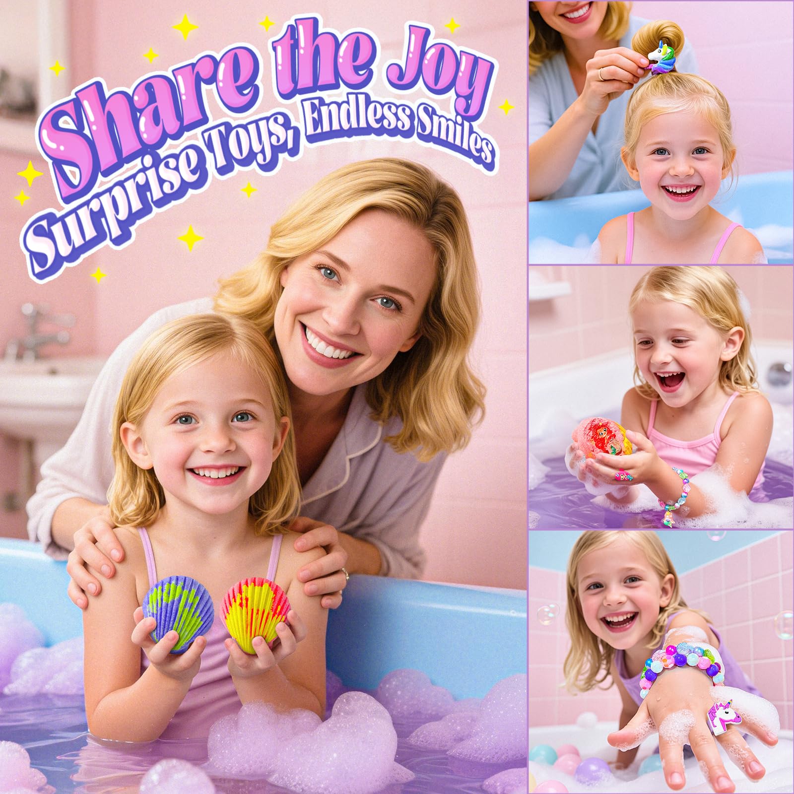 Fizzy BreezeDream bath bombs release fruity scents for a playful bath.