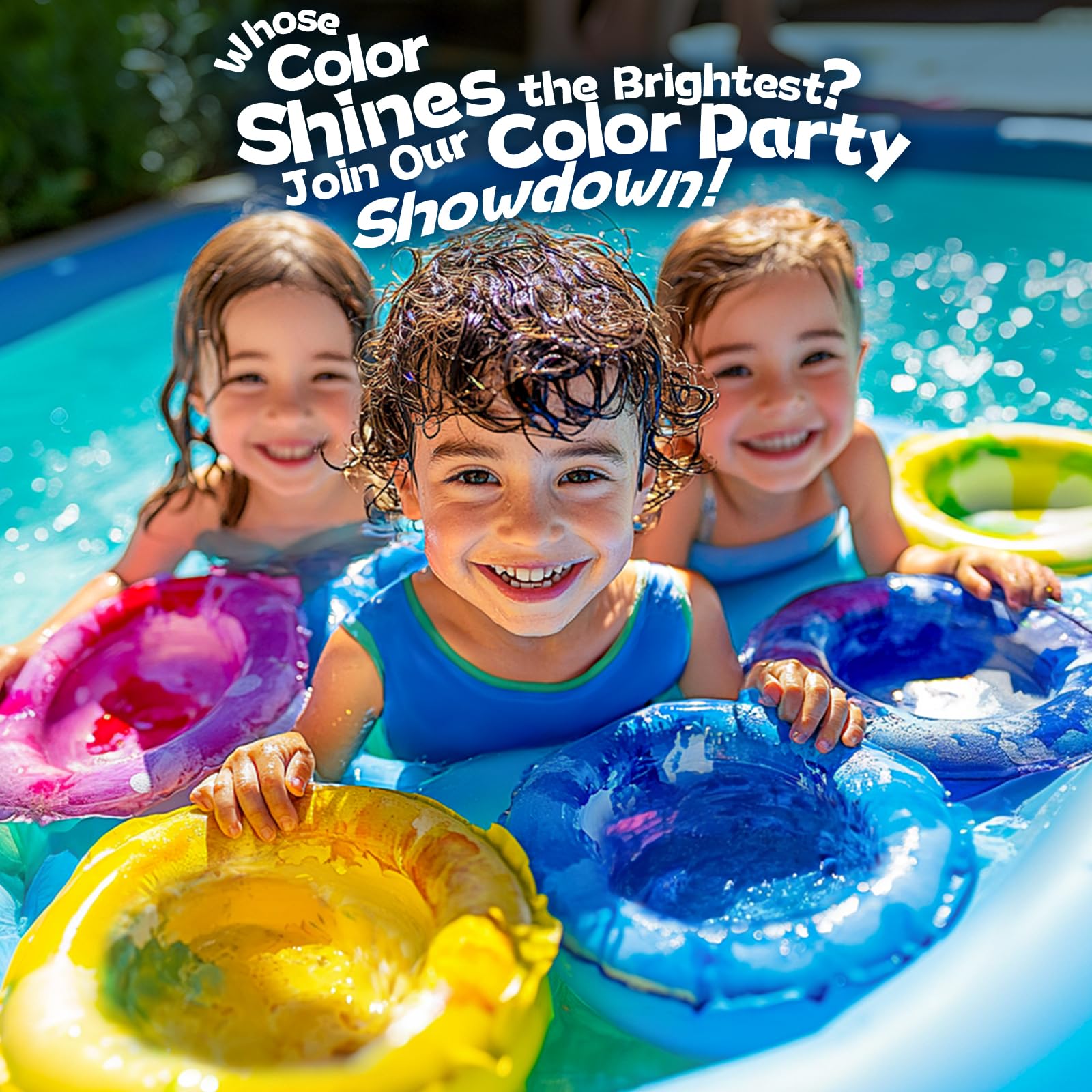 BreezeDream 300-count set enabling many color-filled baths for family fun