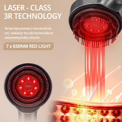 Breo Scalp 3L 360° massage provides full coverage and comfortable scalp contact.