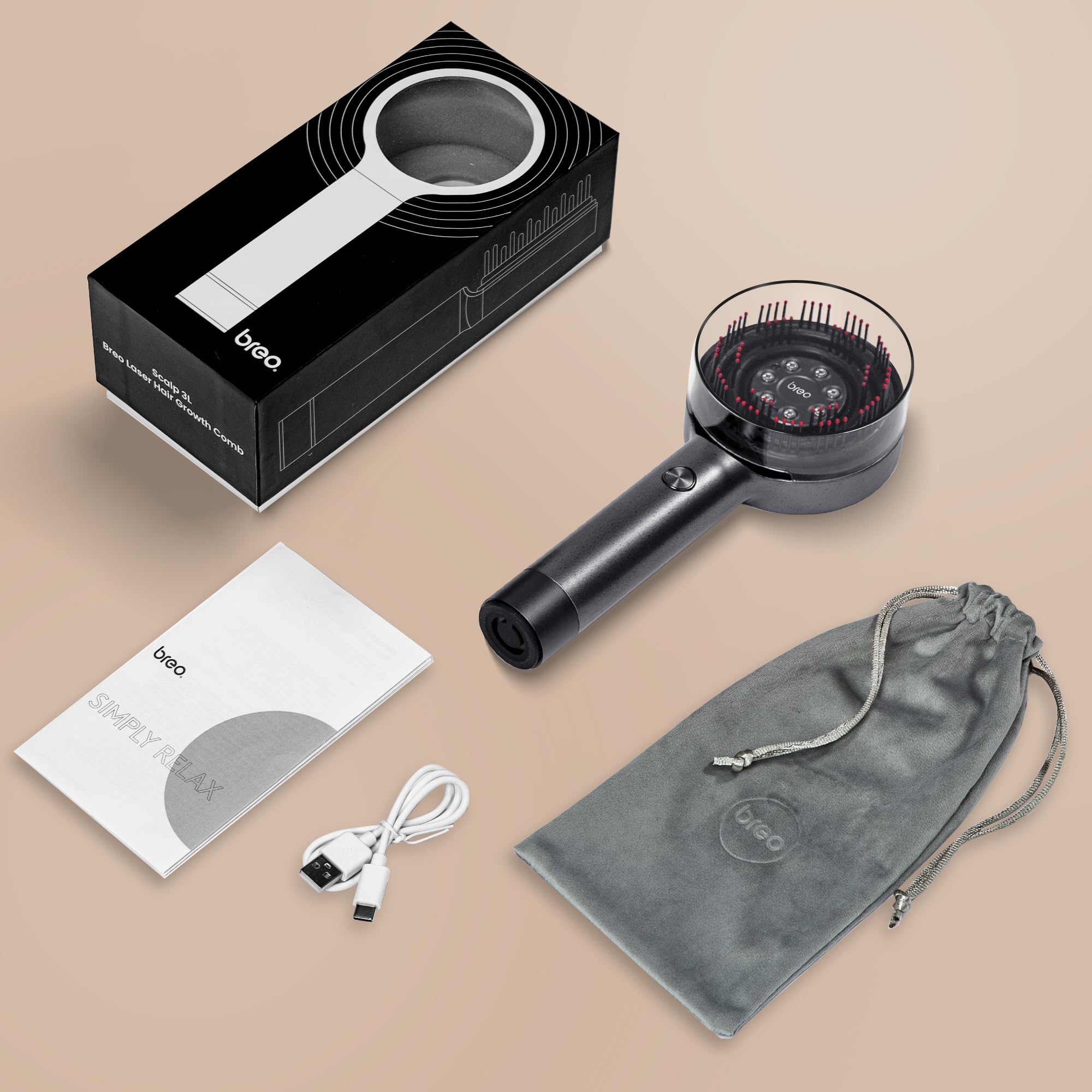 Breo Scalp 3L compact device for easy daily handling.