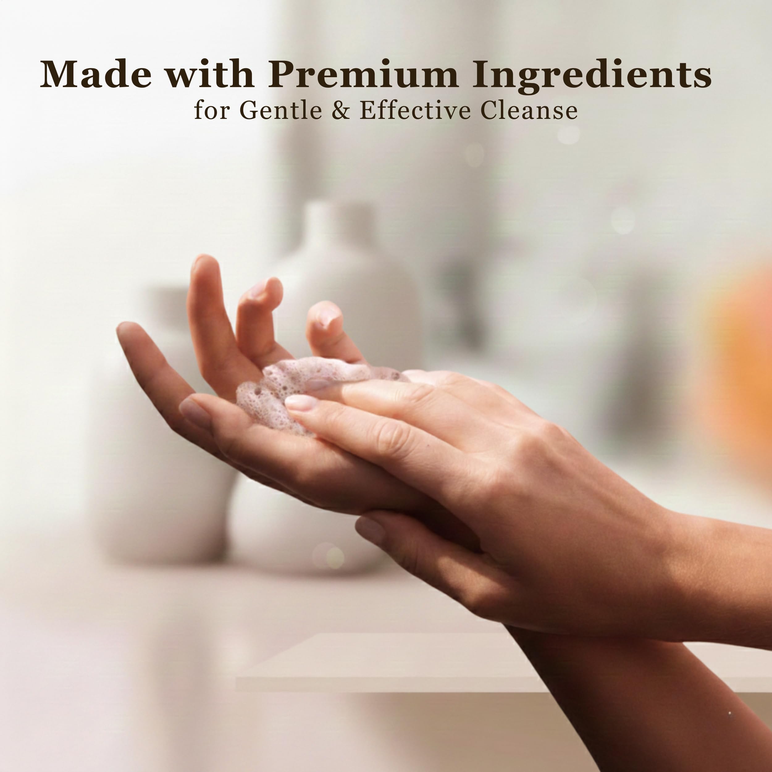 Brevä Soap Co. USA-made hand soap bottle emphasizing quality and design.
