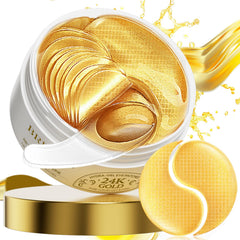 BREYLEE 24K gold eye masks in premium packaging for gifting.
