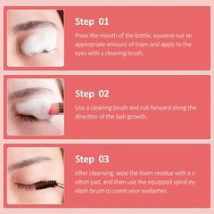 BREYLEE eyelash cleanser in a home routine for simple daily care.