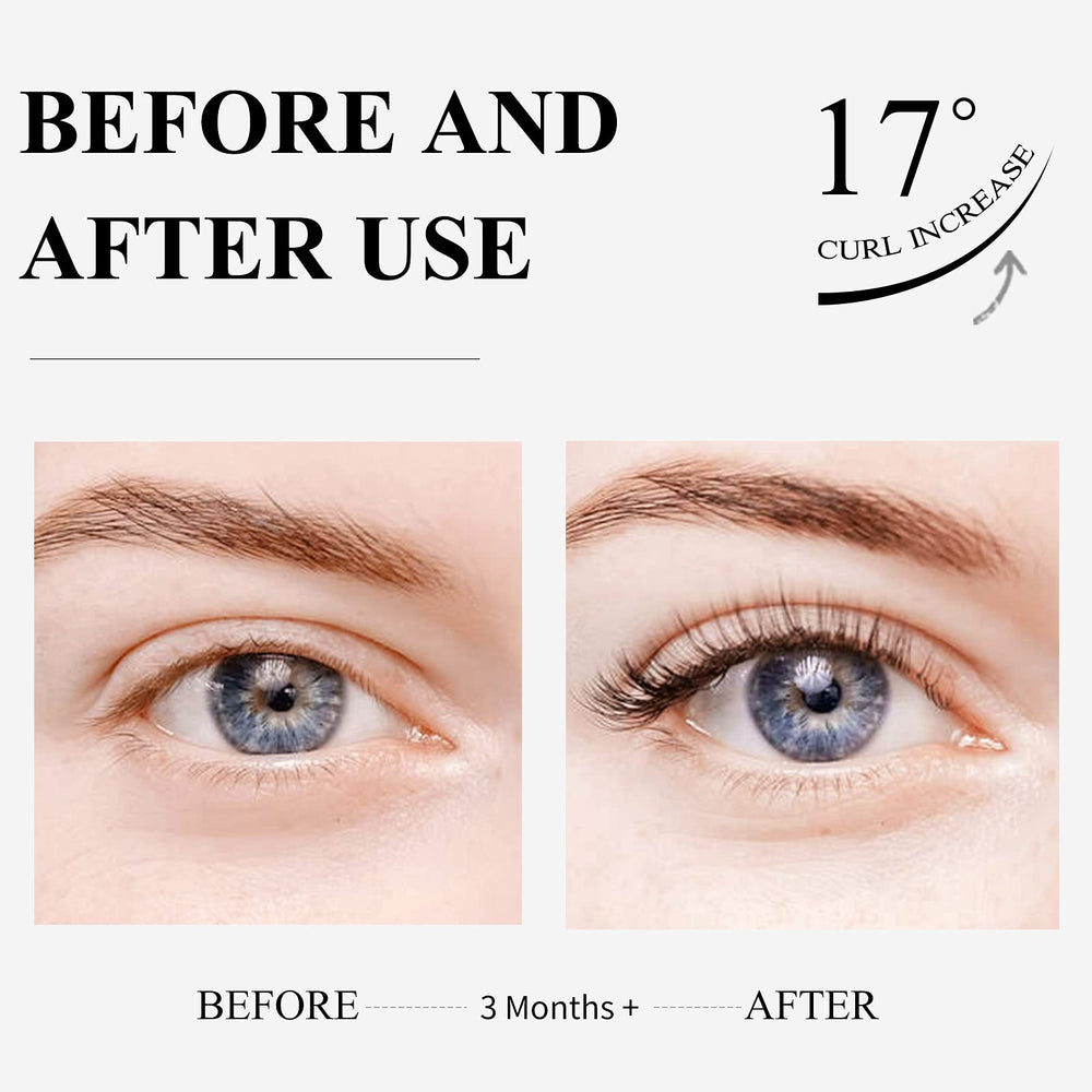 BREYLEE eyelash serum packaging box highlights safe, plant-based care.