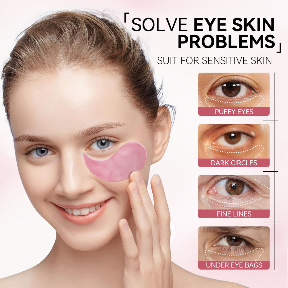 Breylee Flamingo Pink Eye Mask in action during nighttime routine