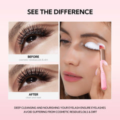 BREYLEE at-home and salon lash cleaning set for routine care