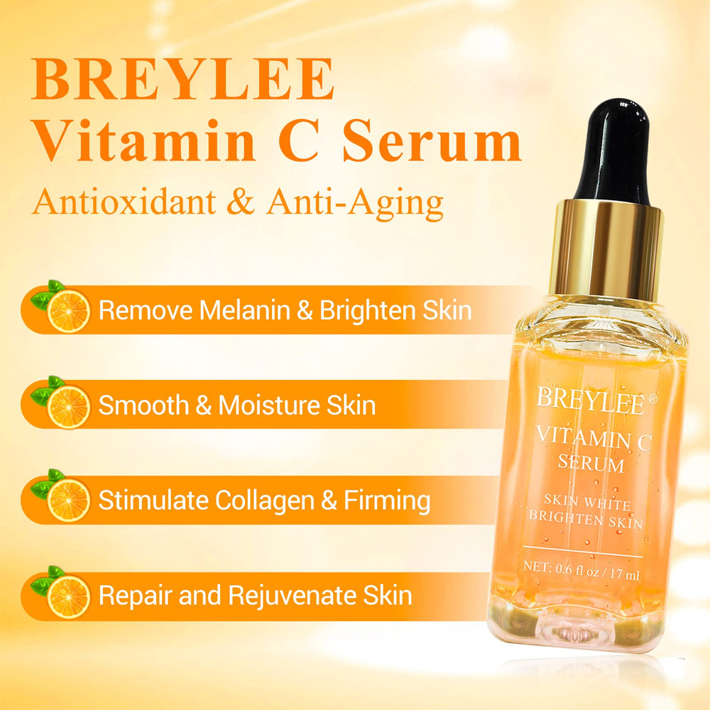 BREYLEE Vitamin C Serum care routine for daily skincare