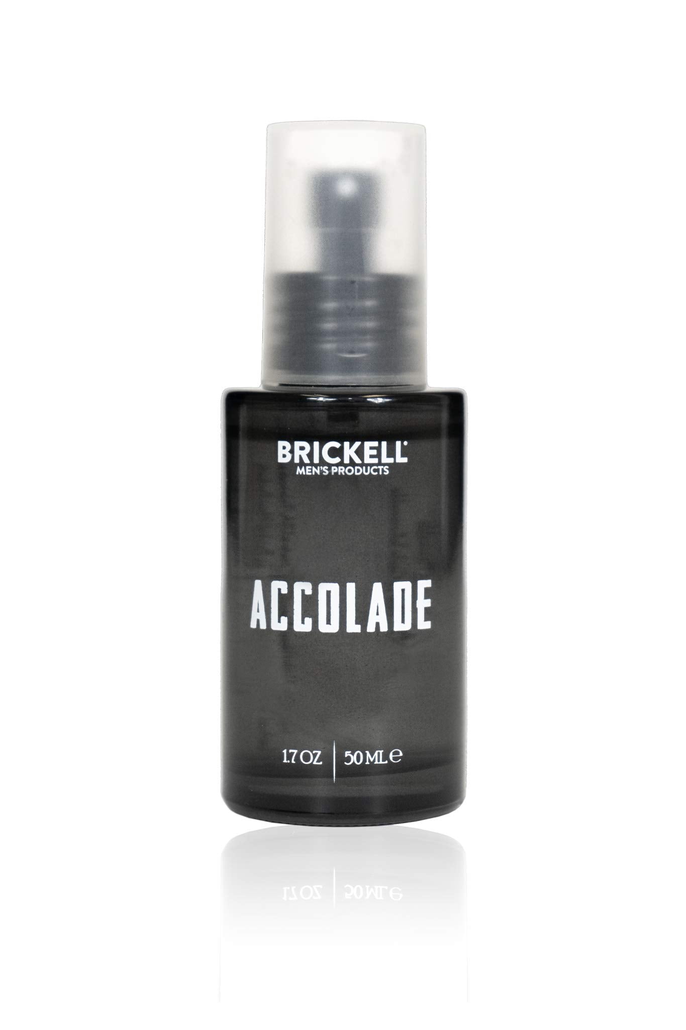 Brickell Men's Accolade bottle front for a refined daily fragrance