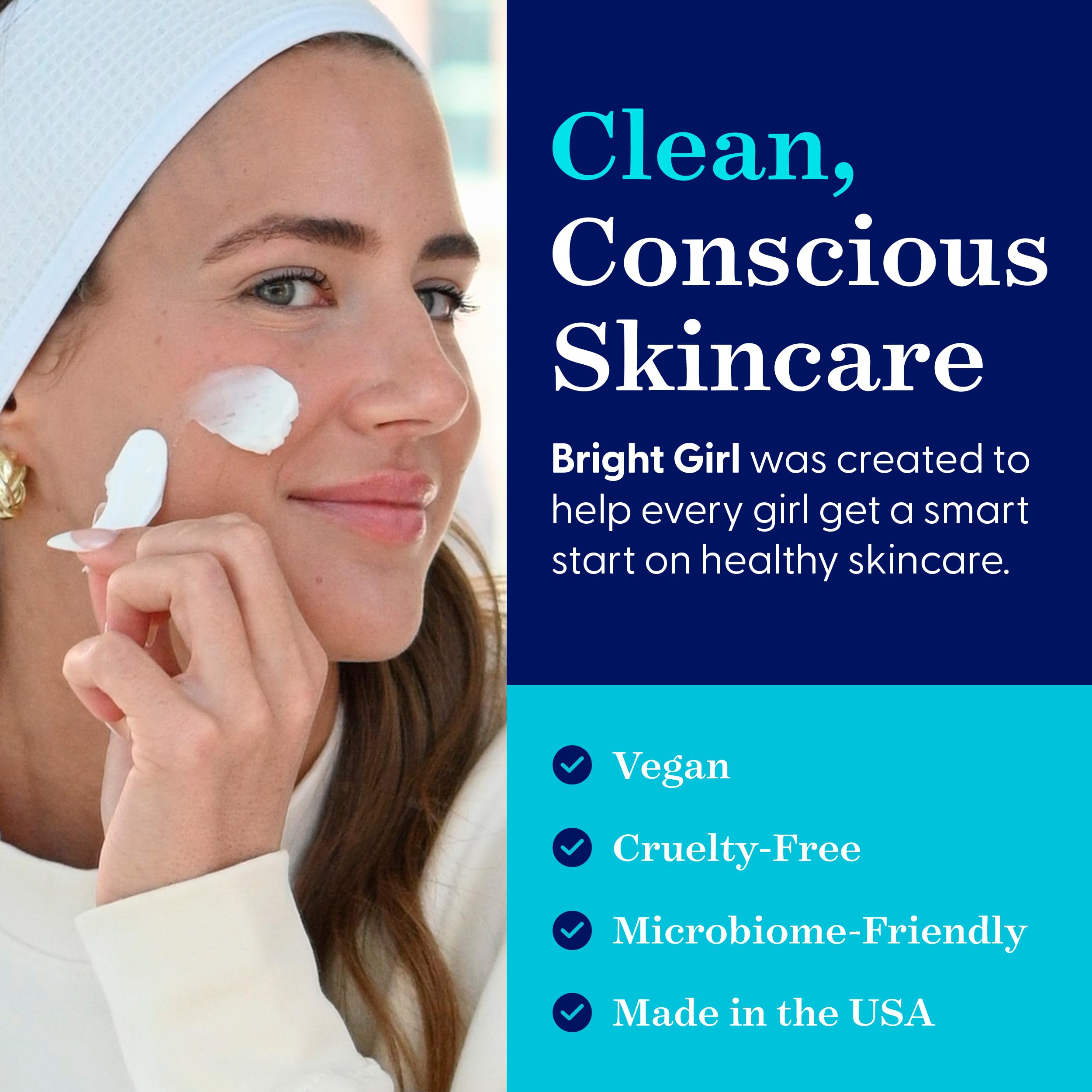Ashwagandha extract in Day+Bright contributes to a calming skincare routine for teens.
