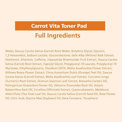 BRING GREEN Carrot Toner Pad in a daily routine for balanced skin and reduced impurities.