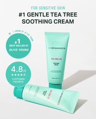 BRING GREEN Cooling effect close-up demonstrates the refreshing temperature drop on skin