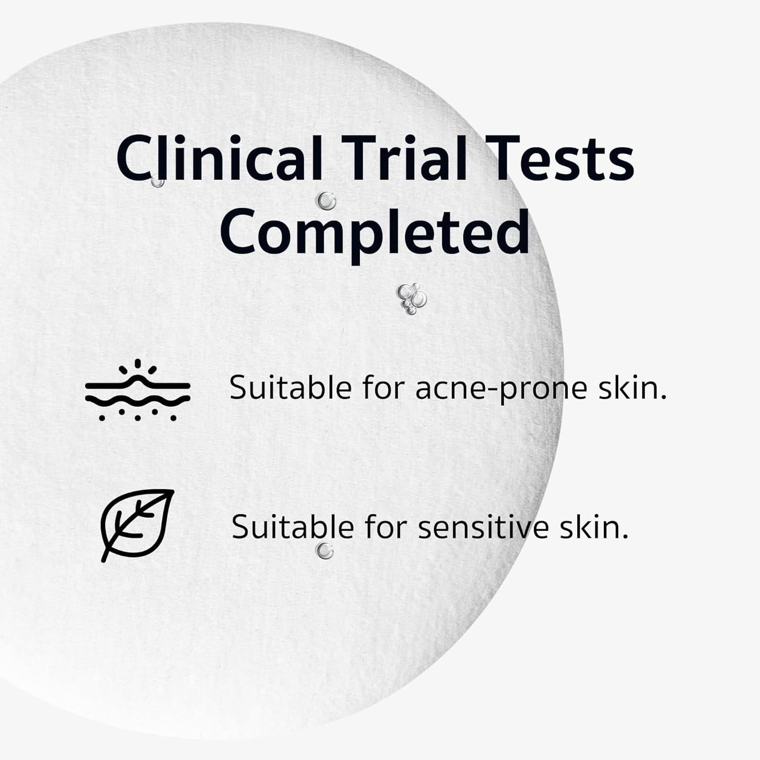 Hydration boost visual hinting at improved skin texture and moisture.