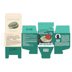 BRING GREEN Netflix edition clay texture closeup ideal for smooth application.