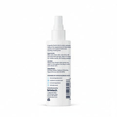 Applying toner after shower as part of a balanced routine.