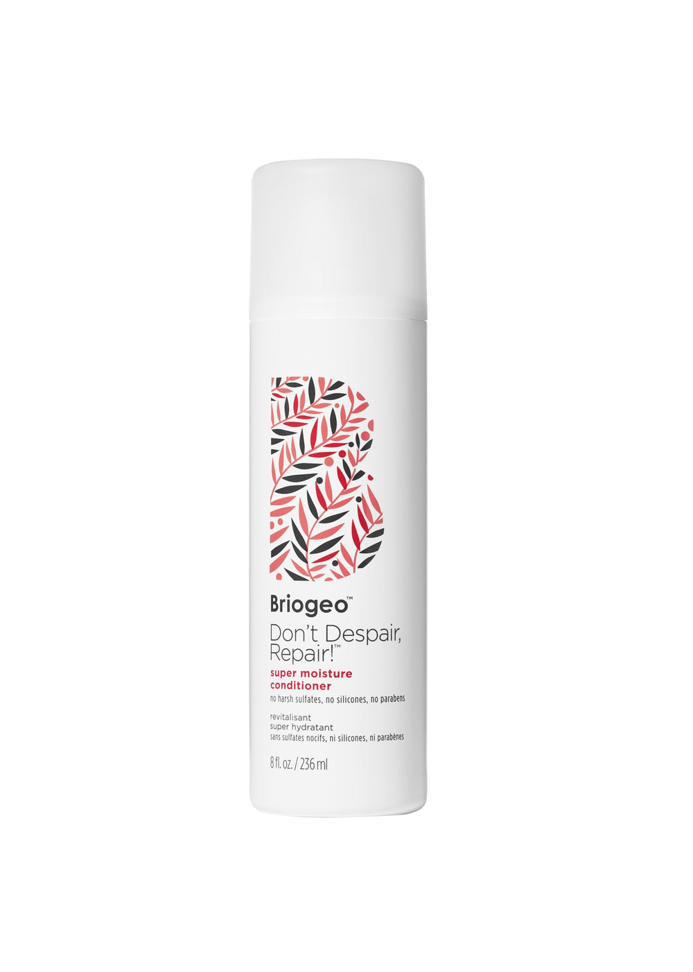 Briogeo Don't Despair, Repair! conditioner bottle ready to hydrate dry hair.