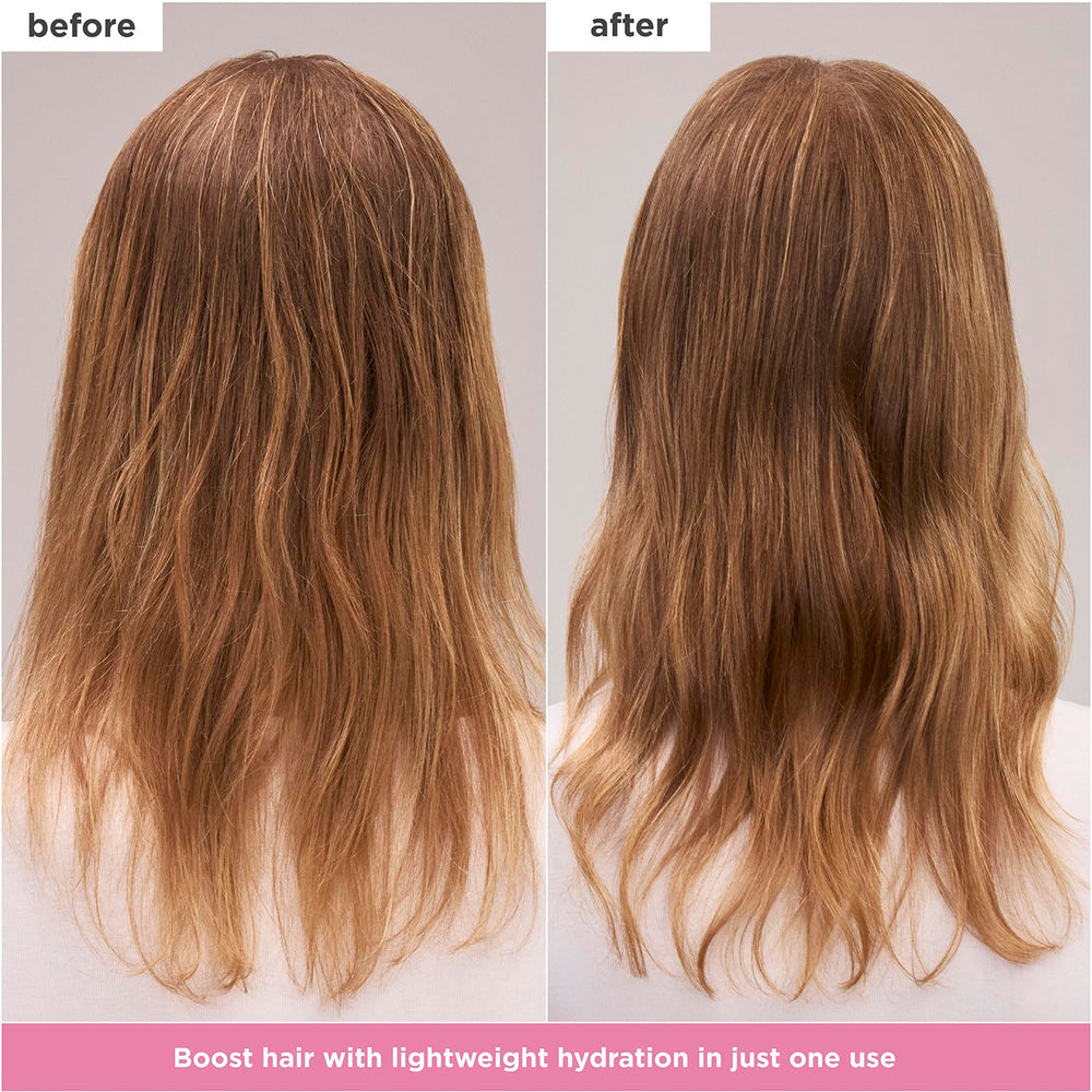 Texture close-up showing creamy, light feel ideal for fine hair