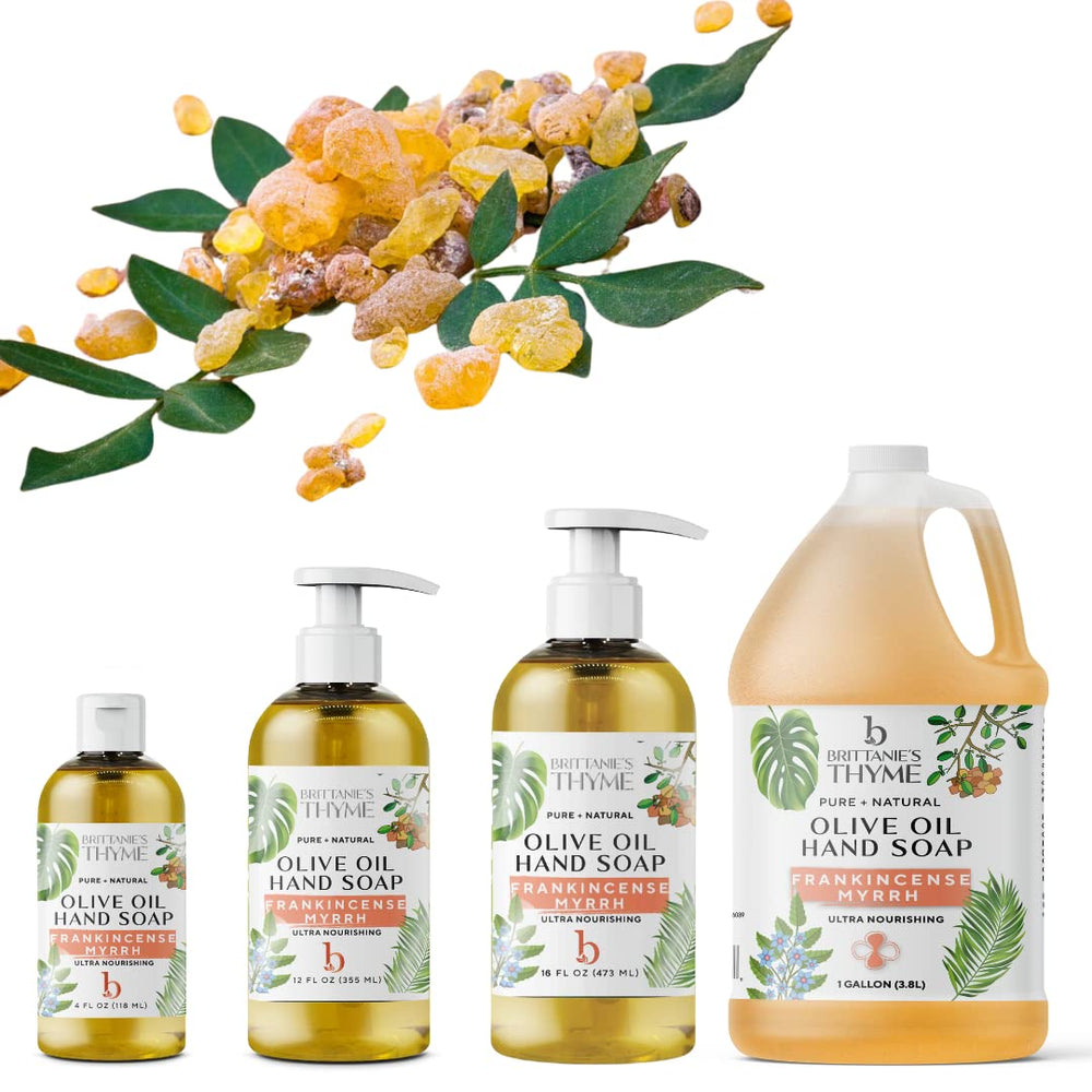 Brittanie's Thyme Castile Frankincense gallon refill for homes