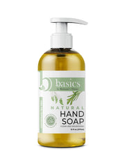 Lemongrass Tea Tree formula close-up label highlighting natural oils and purity