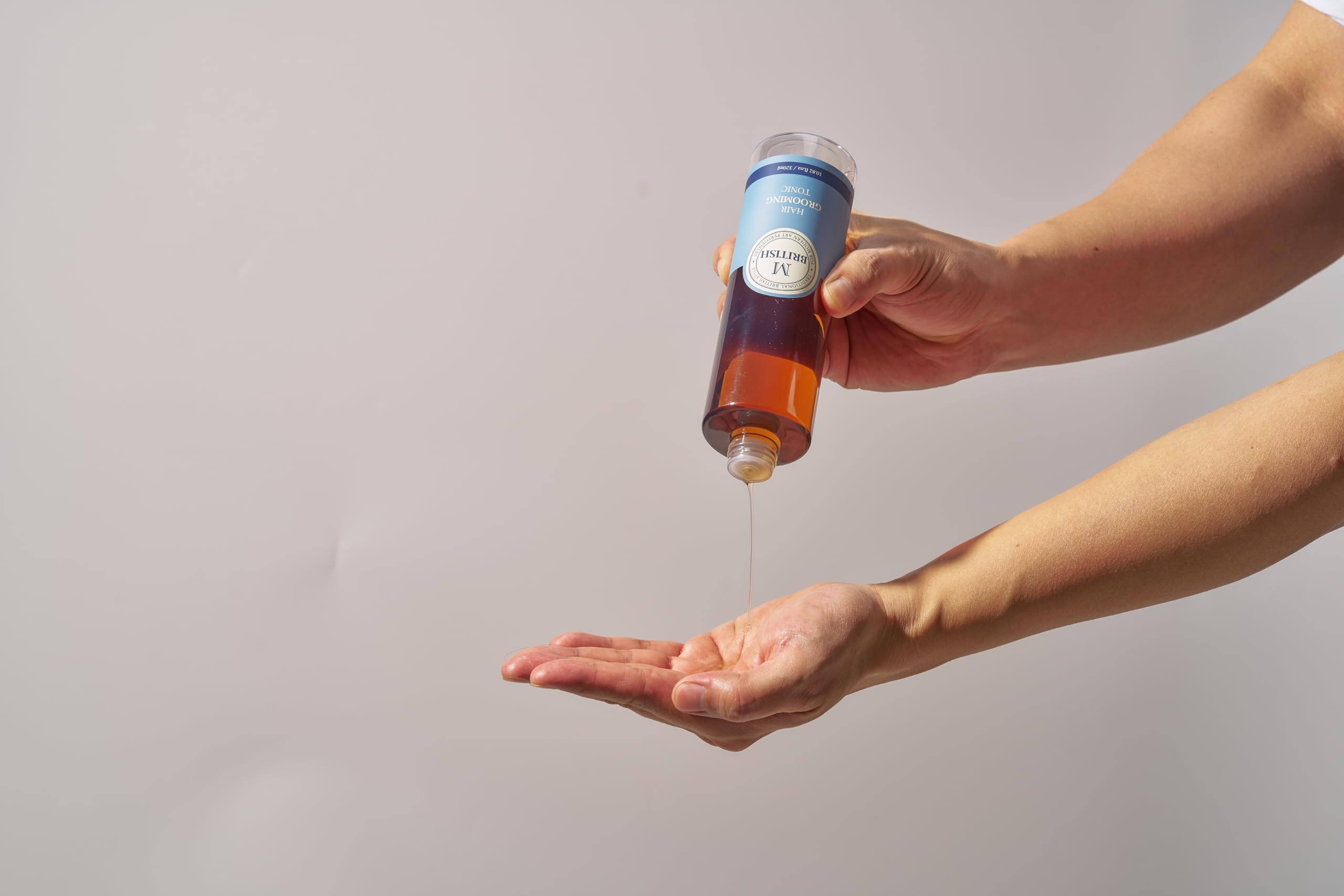 Ethical choice BRITISH M Hair Grooming Tonic is vegan and cruelty-free.