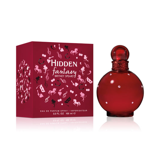 Britney Spears Hidden Fantasy bottle cap detail adds premium finish for elegance.