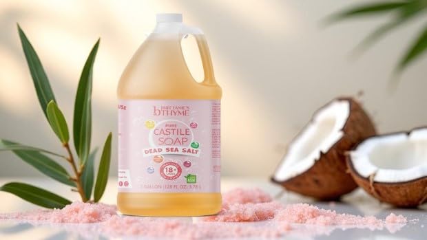 Brittanie's Thyme castile soap for dishwashing and kitchen cleaning