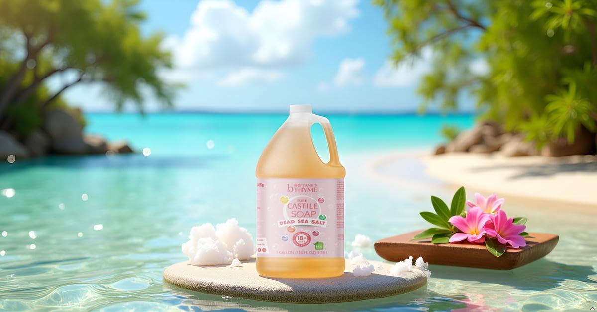 Brittanie's Thyme castile soap for laundry and multi-use cleaning