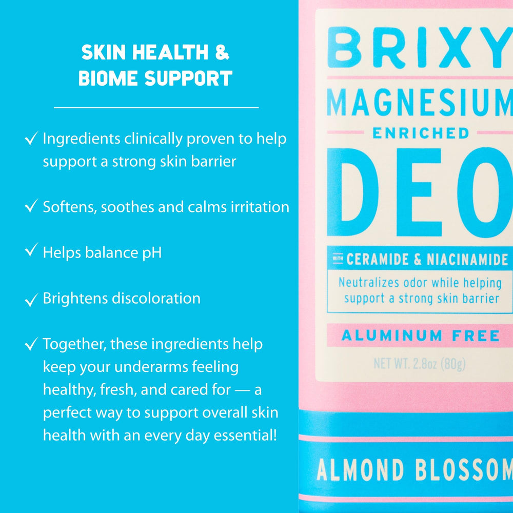 BRIXY Deodorant texture close-up non-greasy and stain-free
