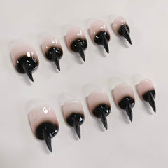 BRKYKGK Cat Claw nails glossy finish closeup highlights sleek shine.