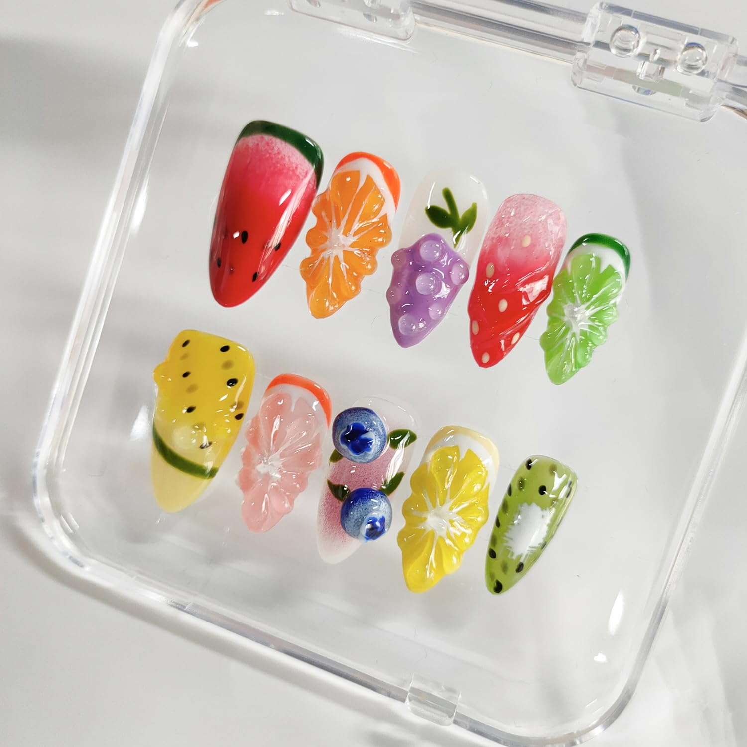 BRKYKGK colorful nail art for versatile day-to-night looks