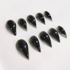 BRKYKGK Eagle Claw nails front view pack highlights glossy black stilettos.
