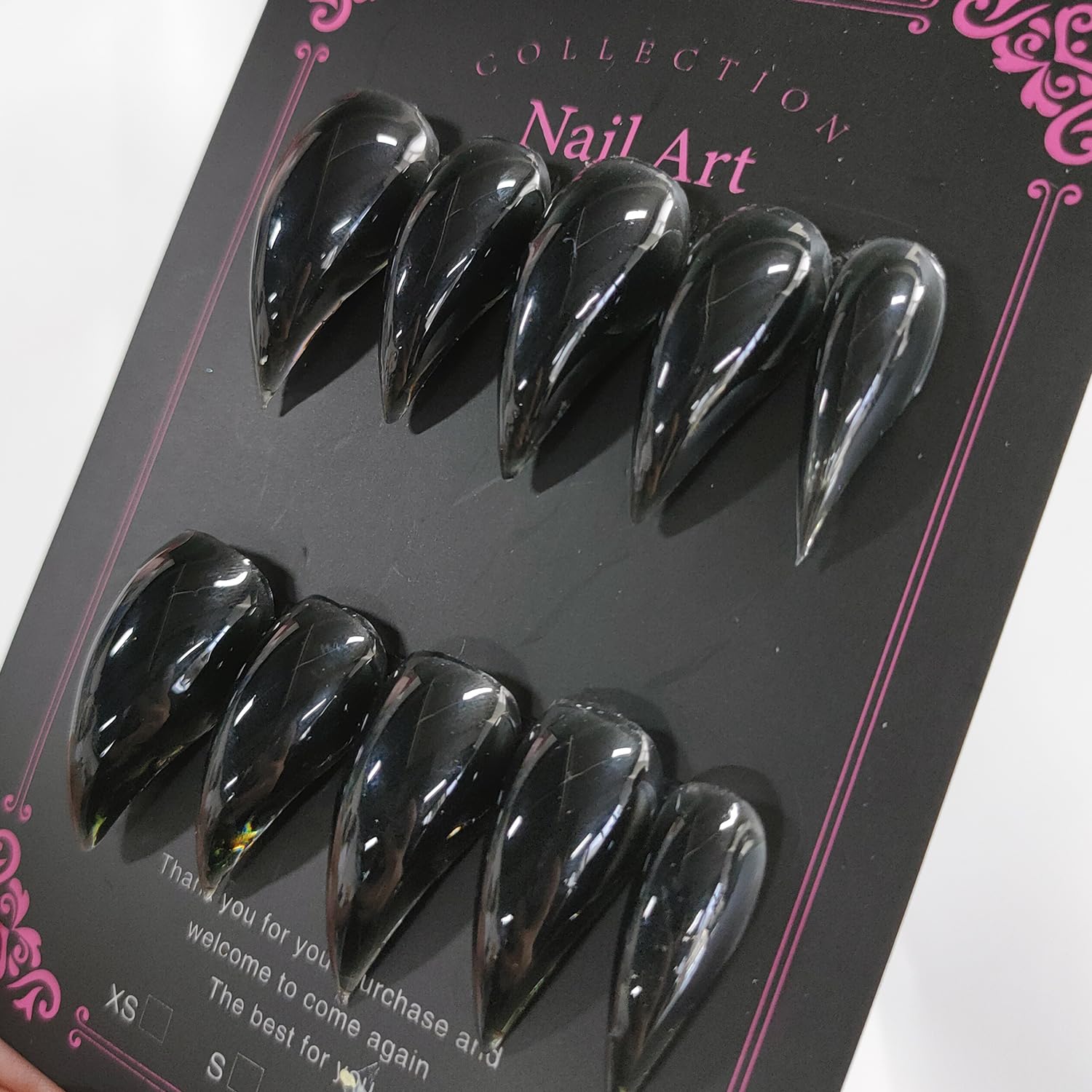 BRKYKGK Eagle Claw nails jelly glue sheet closeup for secure adhesion.