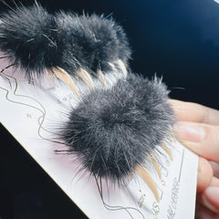 BRKYKGK Glossy glue-on nails with curved style for a sleek look.