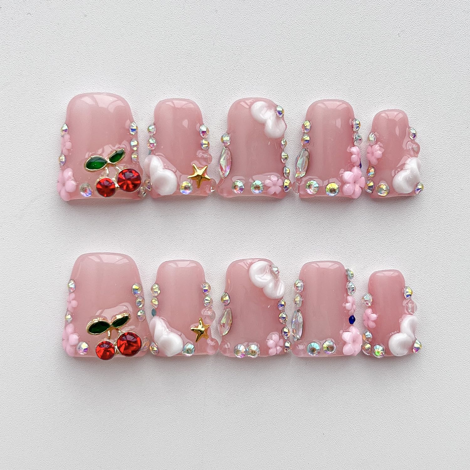 BRKYKGK jelly glue pieces included for easy at-home application