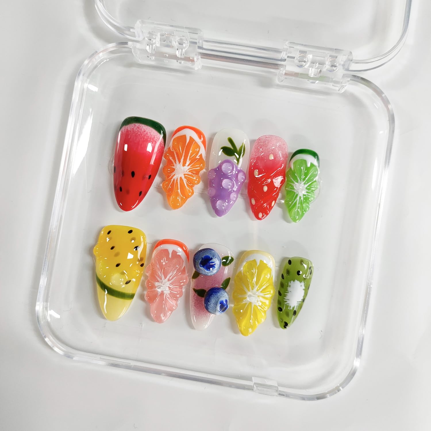BRKYKGK medium-length press-on nails for fast at-home manicure