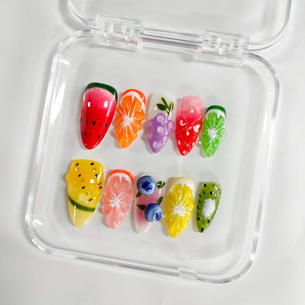 BRKYKGK medium-length press-on nails for fast at-home manicure
