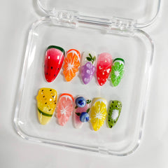 BRKYKGK medium-length press-on nails for fast at-home manicure
