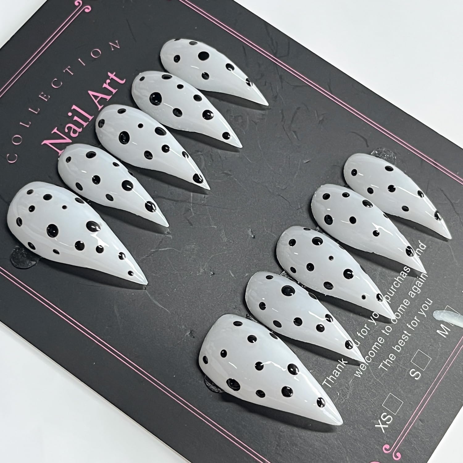 BRKYKGK alcohol pads included helps prep nails before application