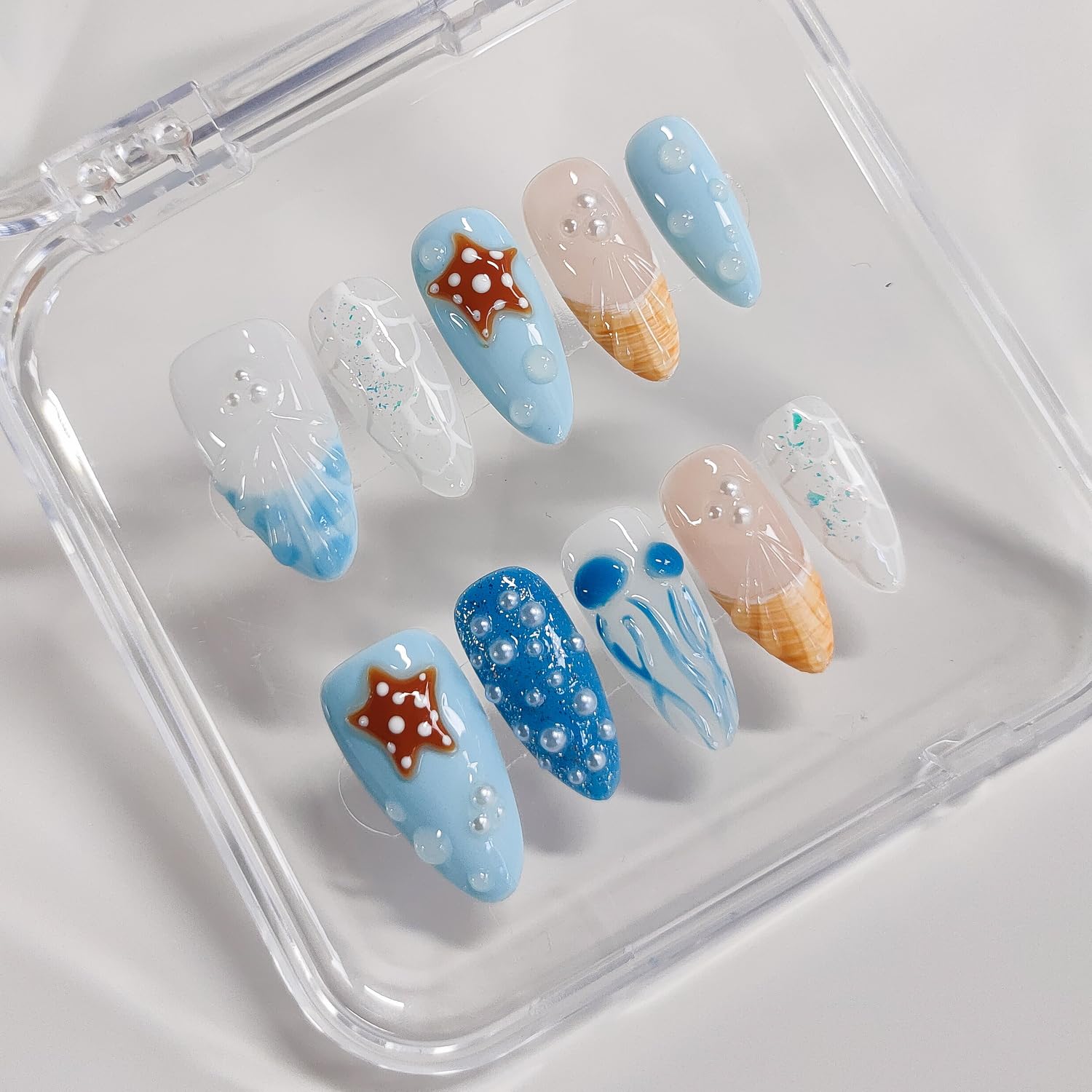 BRKYKGK ABS material close-up shows sturdy, lightweight nails