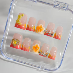 BRKYKGK thick acrylic nails for durable daily wear