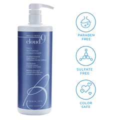 Brocato Cloud 9 conditioner pour displaying creamy texture for even coverage