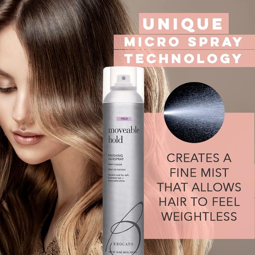 Brocato Moveable Hold demonstrates humidity resistance on styled hair.