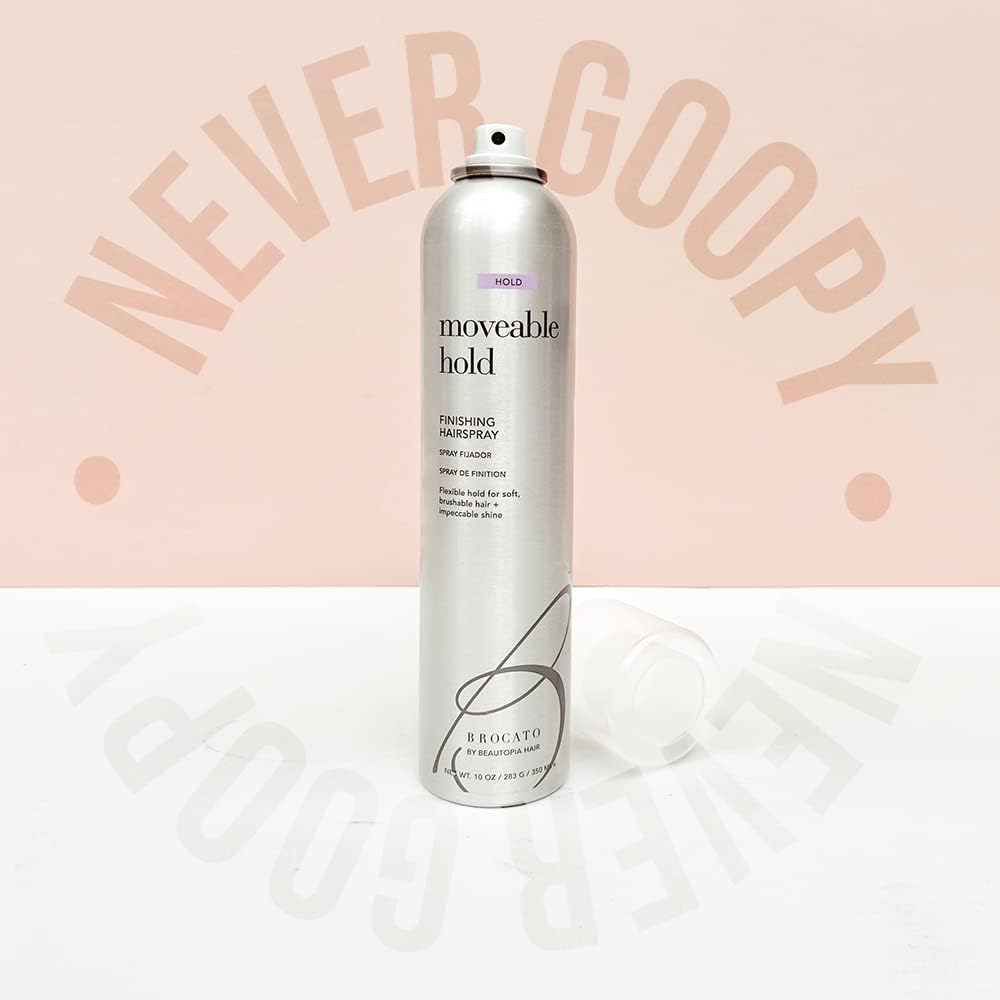 Brocato Moveable Hold color-safe formula preserves color vibrancy.