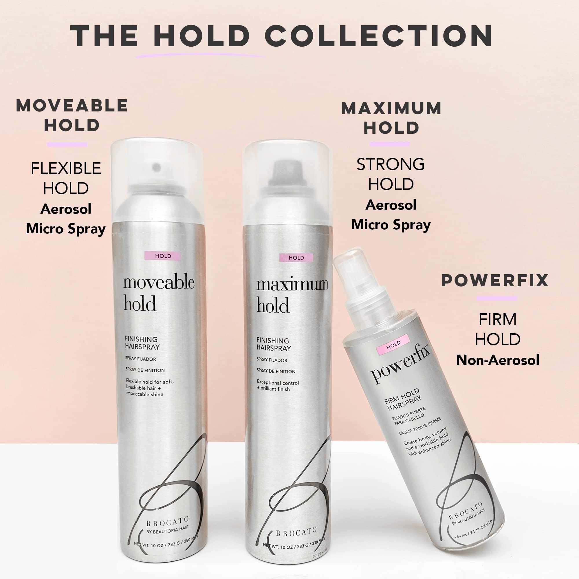 Brocato Powerfix shine-finish delivers lustrous, healthy-looking hair