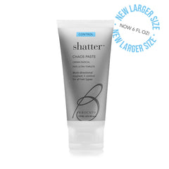Brocato Shatter Chaos Paste applied on damp hair for sleek wet-look styles.