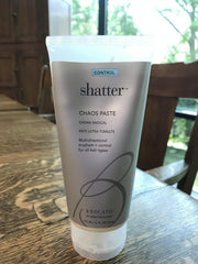 Female model with sculpted texture using Brocato Shatter Chaos Paste.