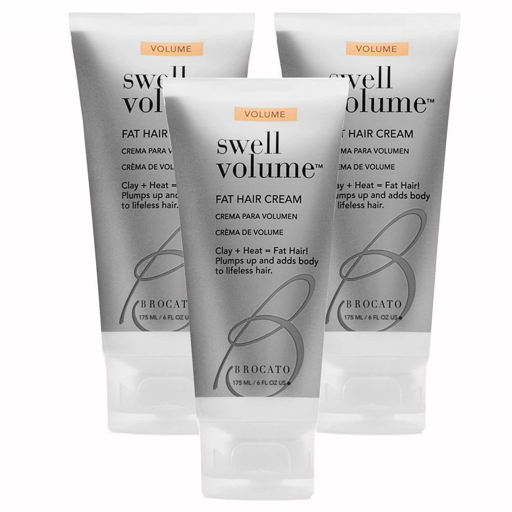 Brocato Swell Volume bottle pour showing easy application and lift