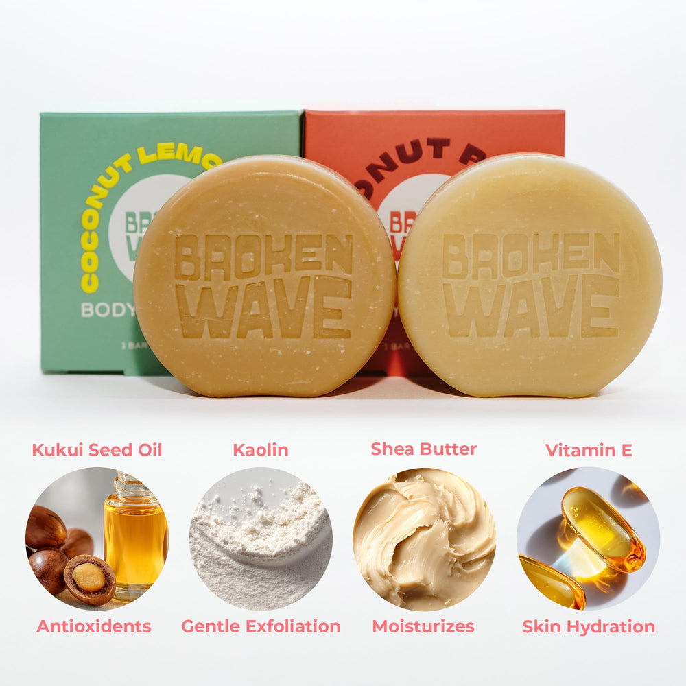 Broken Wave creamy lather close-up demonstrates rich foam without residue.