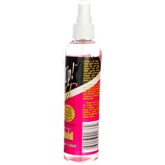 Bronner Brothers Pump It Up Spritz Gold delivers quick-dry, non-sticky finish.