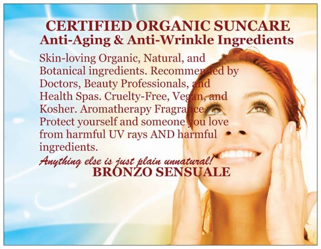 Bronzo Sensuale application on face and body for moisturized softness.