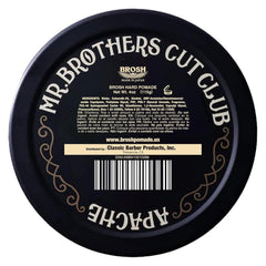 4 oz BROSH Far East Hard Pomade packaging on display
